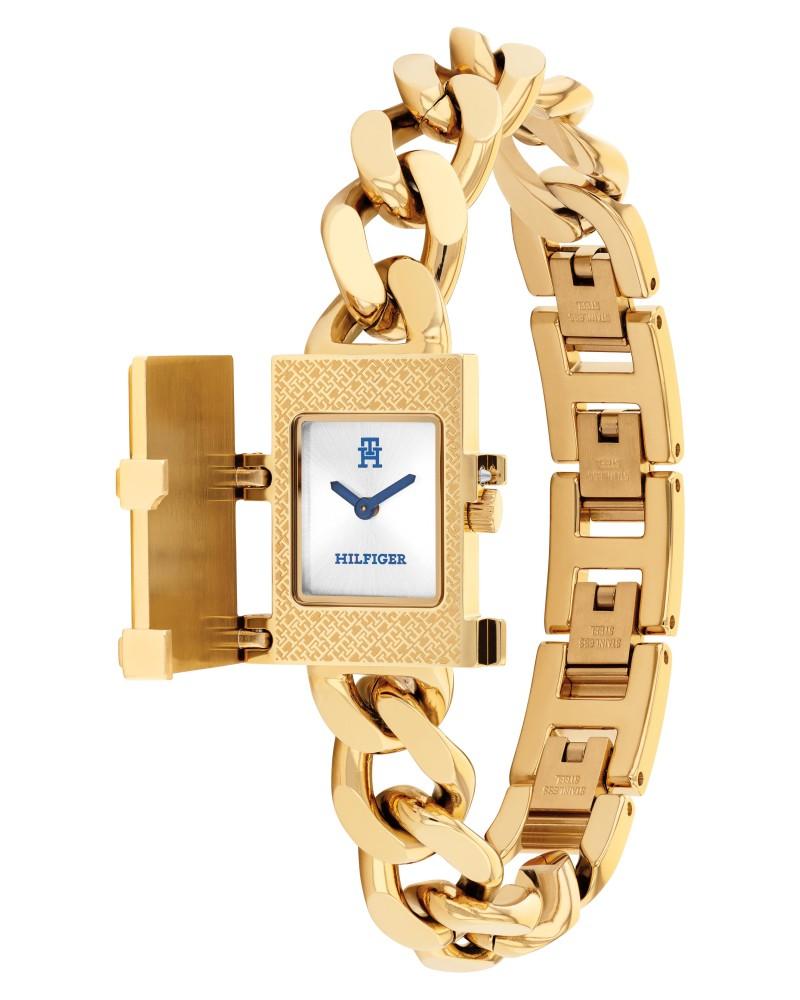 Tommy-Hilfiger-Women-th85-Rectangle-Silver-white-watch