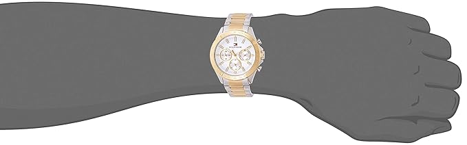 Tommy Hilfiger Men's Hudson Analog Display Japanese Quartz Two Tone Watch
