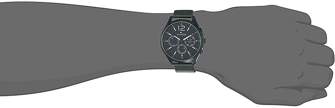 Tommy Hilfiger Quartz Multifunction Blue Dial Metal Strap Watch for Men