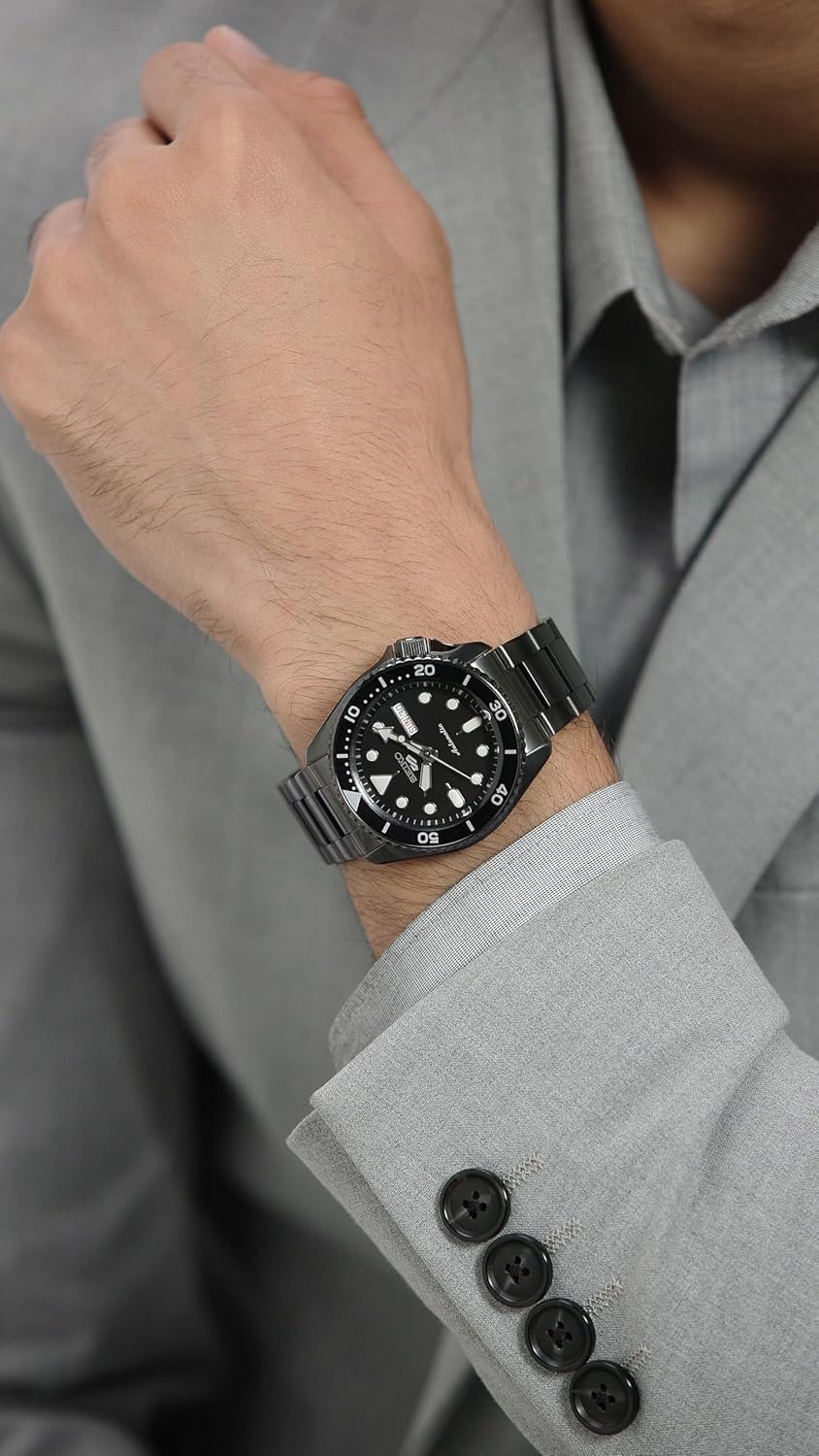 Seiko Analog Black Dial Men's Watch