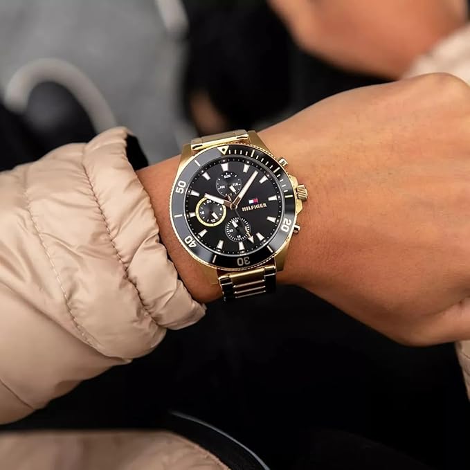 Tommy Hilfiger Black Dial Analog Mens Watch