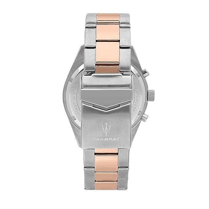 Maserati Stainless Steel Men's Competition Blue Dial Multicolor Analogue Watch
