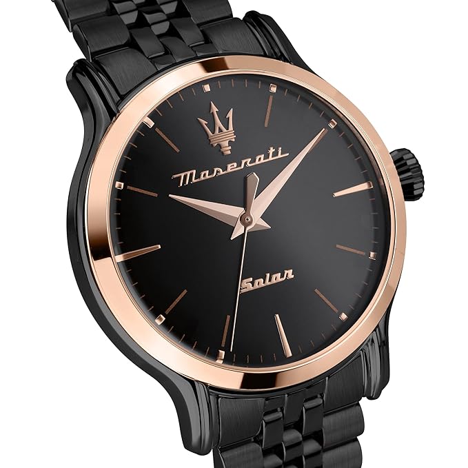 Maserati Stainless Steel Classic Analog Dial Color Black Women Watch