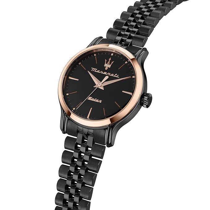 Maserati Stainless Steel Classic Analog Dial Color Black Women Watch