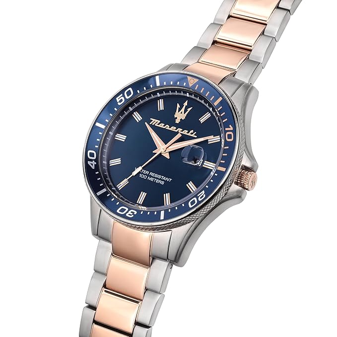 Maserati Sfida Date Analog Blue Dial Colormen Watch