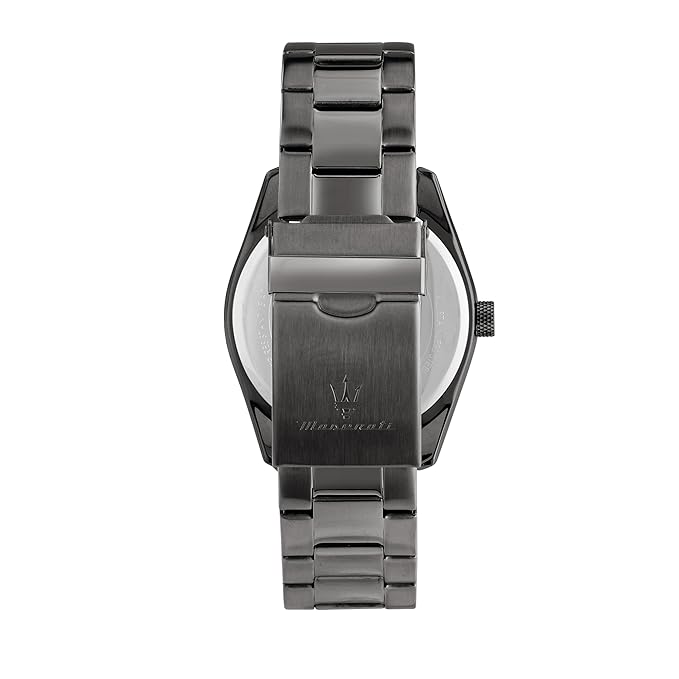 Maserati Stainless Steel Classic Date Analog Dial Color Black Men Watch