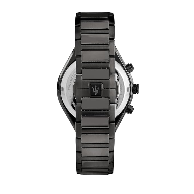 Maserati Stainless Steel Design Date Chronograph Analog Dial Color Skeleton Men Watch