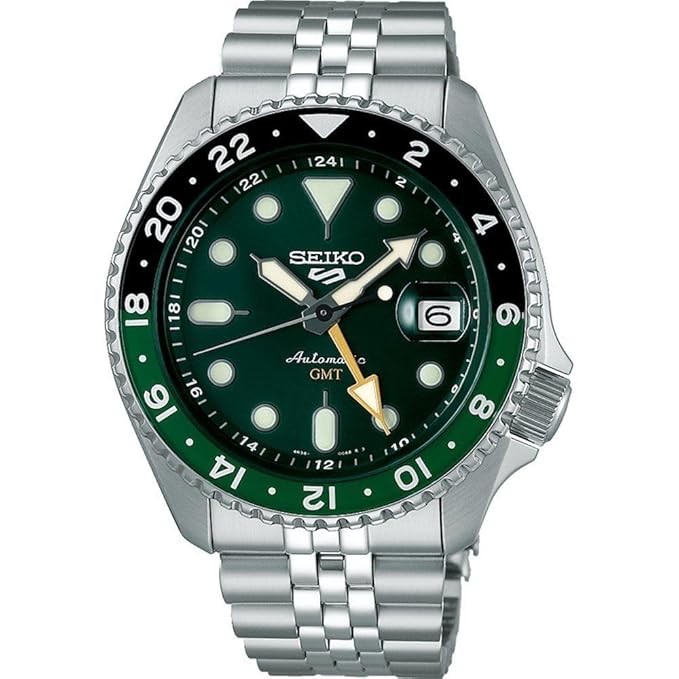 Seiko 5 Sports SKX GMT Bi-Colour Green