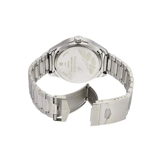 Fastrack Varsity Analog Silver Dial Men's Watch
