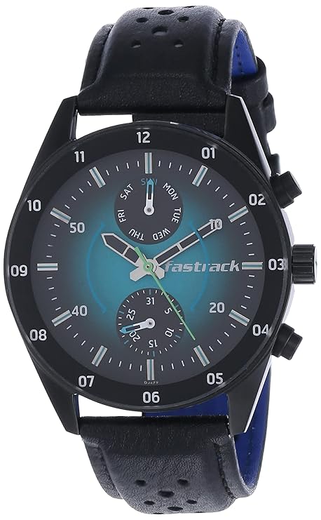 Fastrack Space Analog Blue Dial Men's Watch