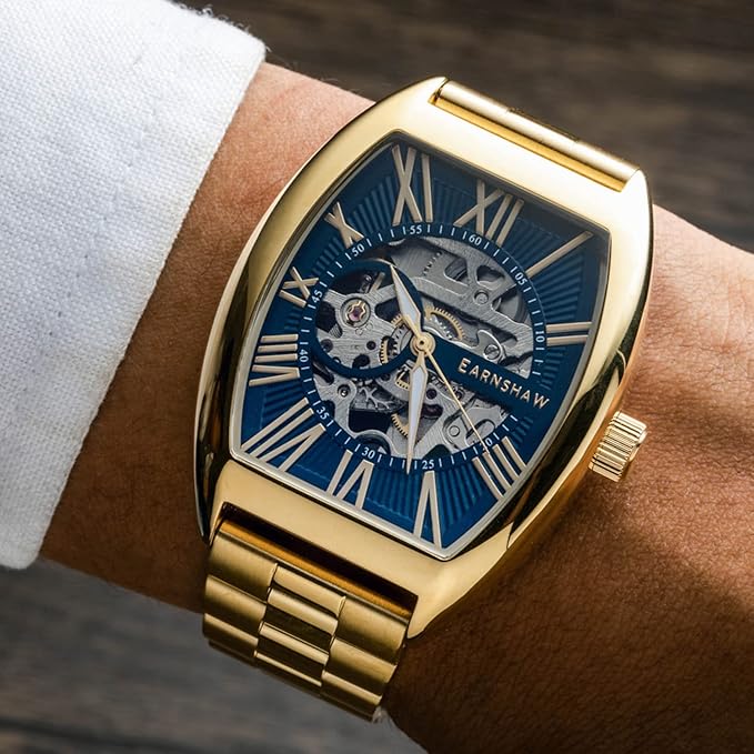 EARNSHAW Beauchamp Analog Blue Dial Men's Watch