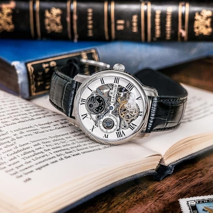 EARNSHAW Longitude Analog Silver Dial Men's Watch