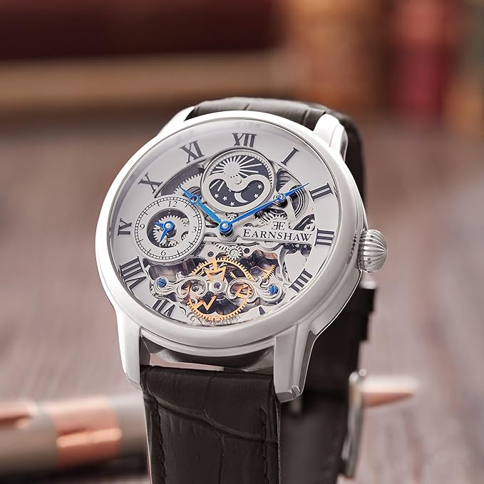 EARNSHAW Longitude Analog Silver Dial Men's Watch