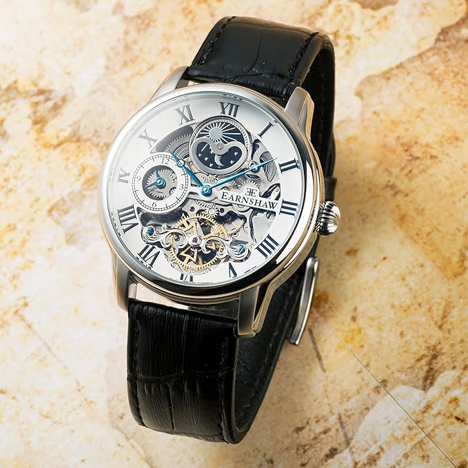 EARNSHAW Longitude Analog Silver Dial Men's Watch