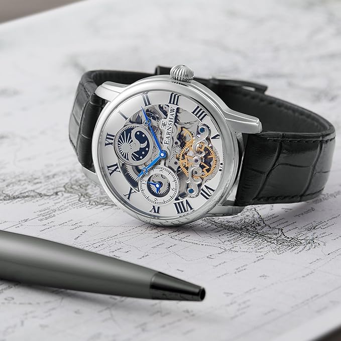 EARNSHAW Longitude Analog Silver Dial Men's Watch
