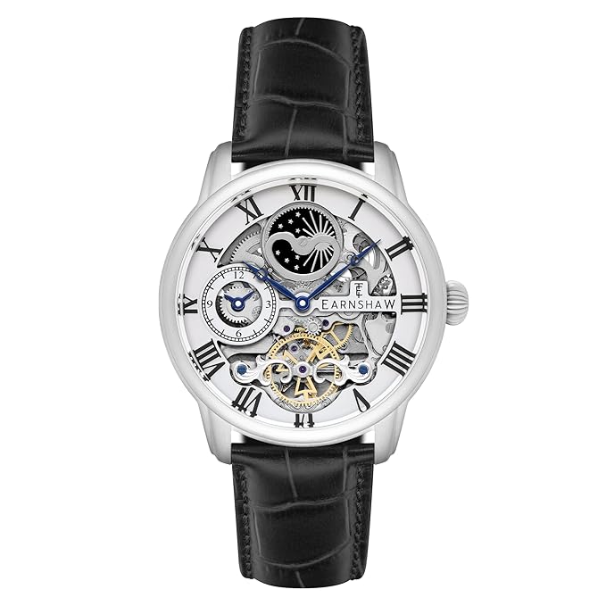 EARNSHAW Longitude Analog Silver Dial Men's Watch