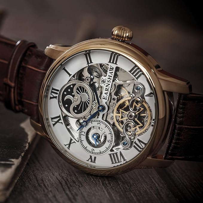 EARNSHAW Longitude Analog Silver Dial Men's Watch