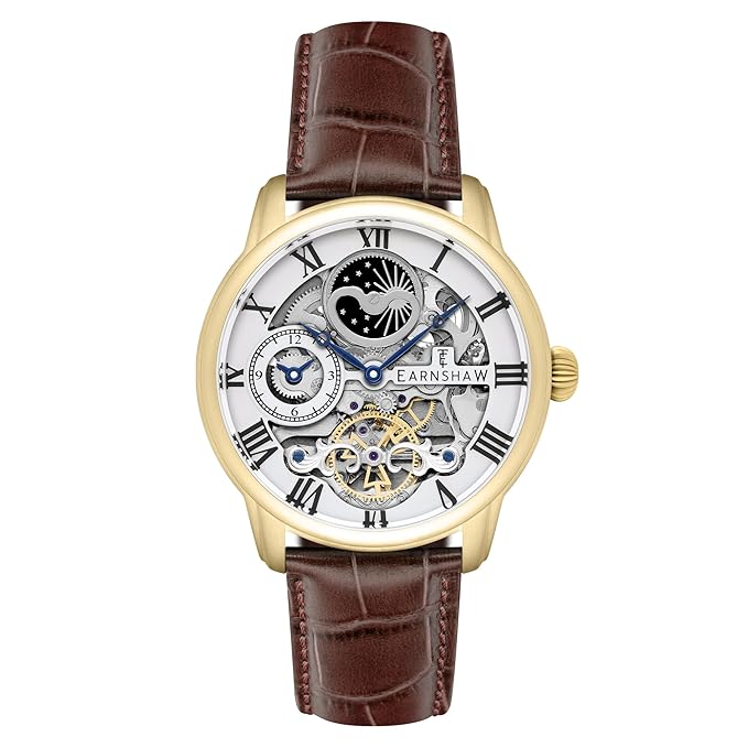 EARNSHAW Longitude Analog Silver Dial Men's Watch