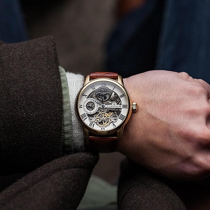EARNSHAW Longitude Analog Silver Dial Men's Watch