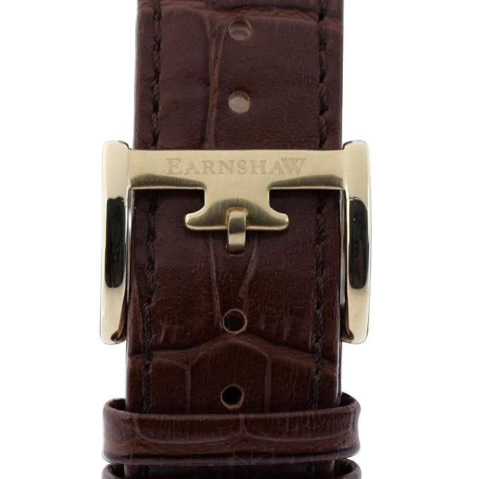 EARNSHAW Longitude Automatic Multifunction Ivory Round Dial Men's Watch
