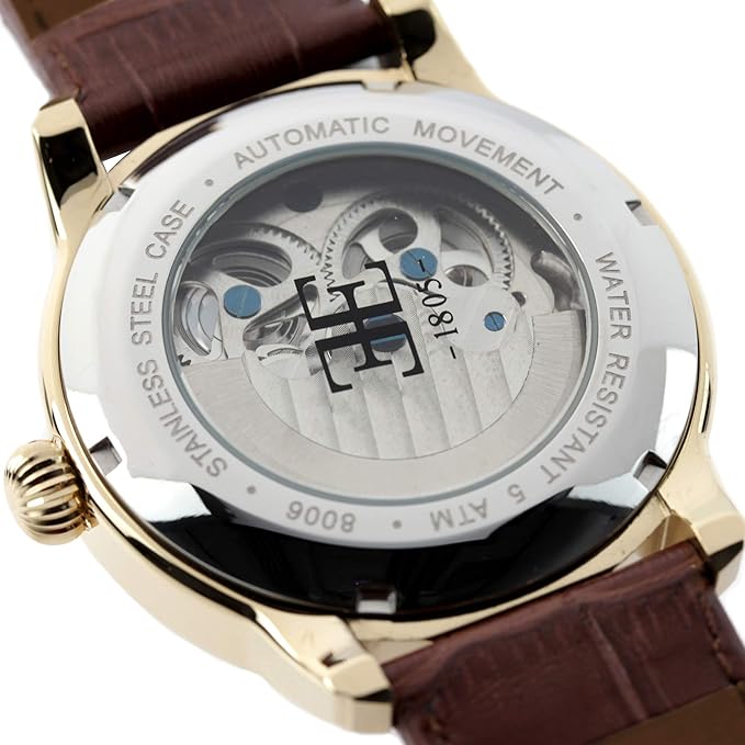 EARNSHAW Longitude Automatic Multifunction Ivory Round Dial Men's Watch