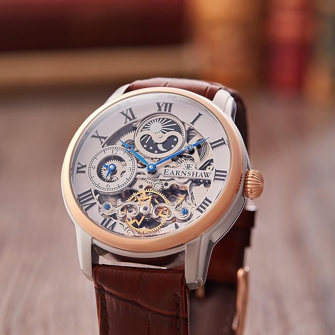 EARNSHAW Longitude Analog Silver Dial Men's Watch