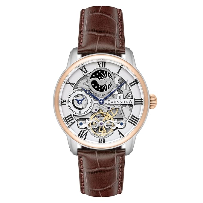 EARNSHAW Longitude Analog Silver Dial Men's Watch