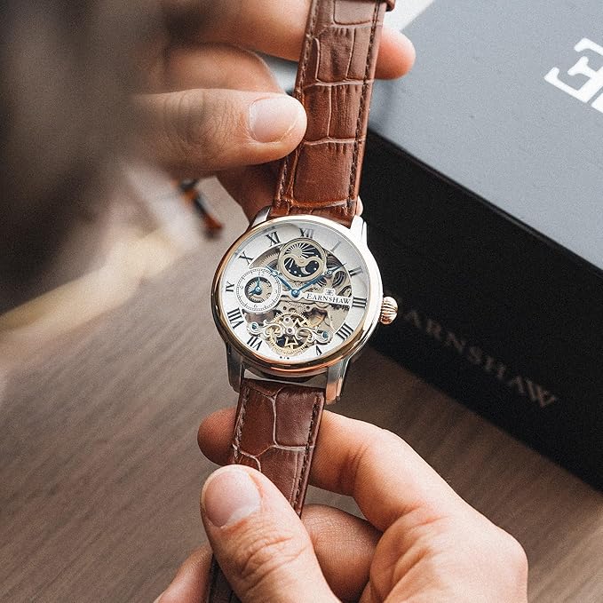 EARNSHAW Longitude Analog Silver Dial Men's Watch