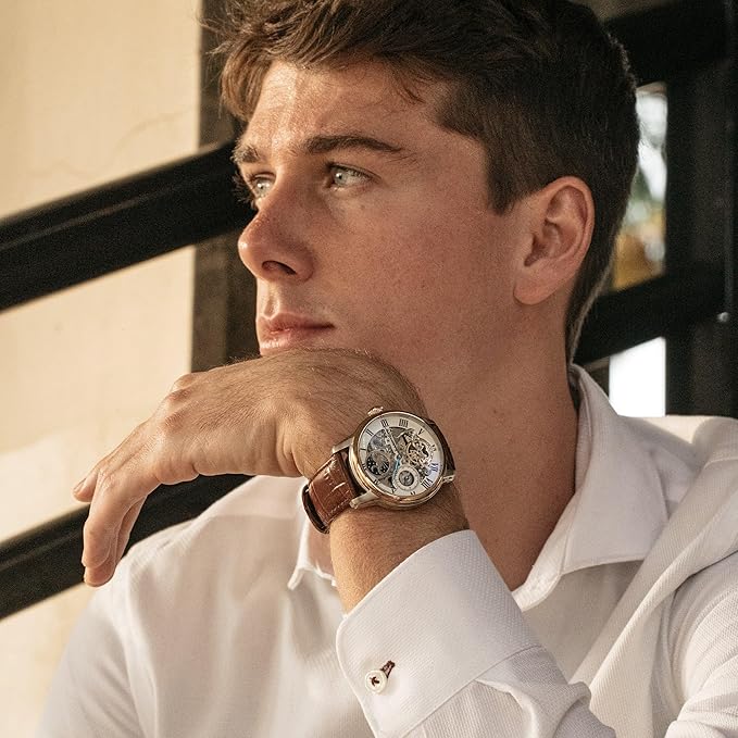 EARNSHAW Longitude Analog Silver Dial Men's Watch