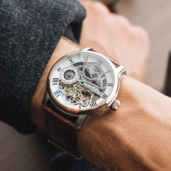 EARNSHAW Longitude Analog Silver Dial Men's Watch