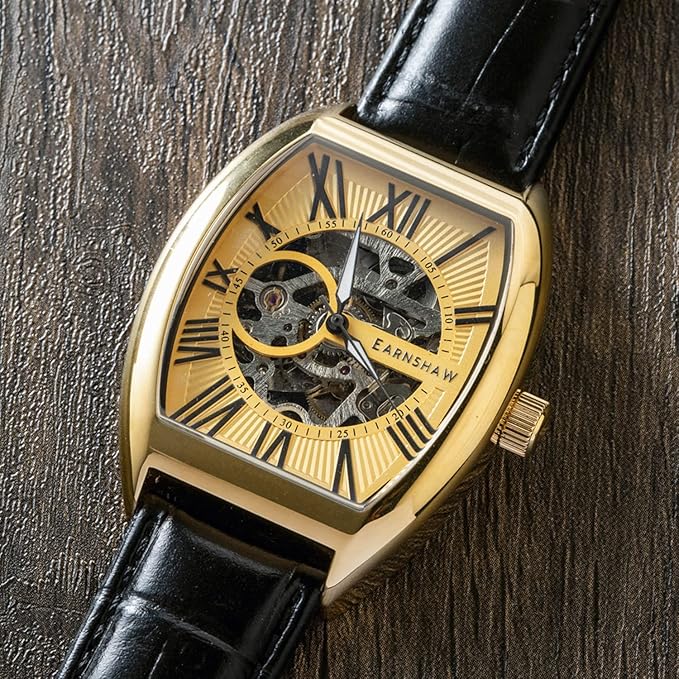 EARNSHAW Beauchamp Analog Gold Dial Men's Watch