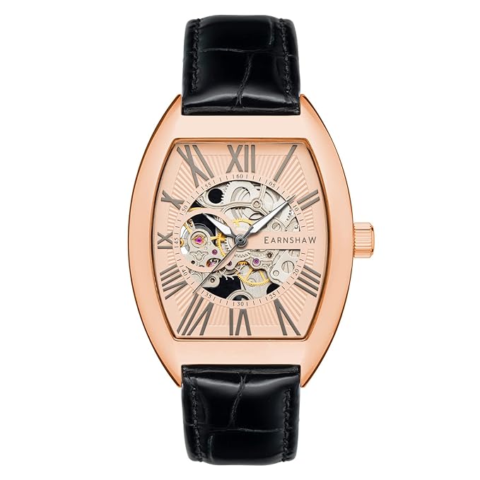 EARNSHAW Beauchamp Analog Rose Gold Dial Men's Watch