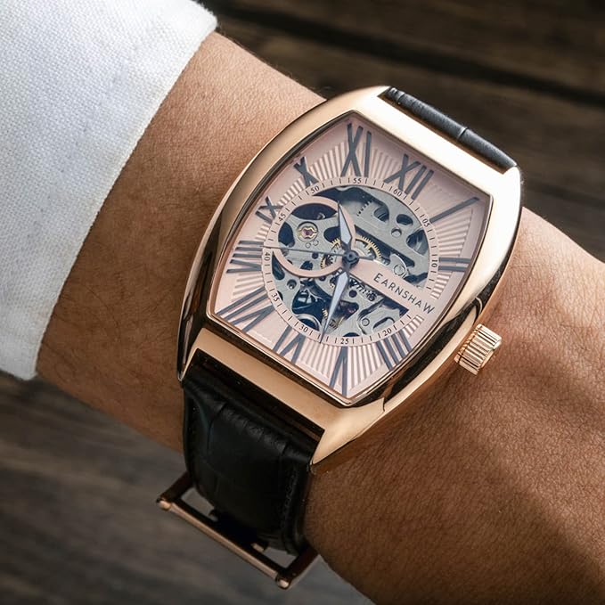 EARNSHAW Beauchamp Analog Rose Gold Dial Men's Watch