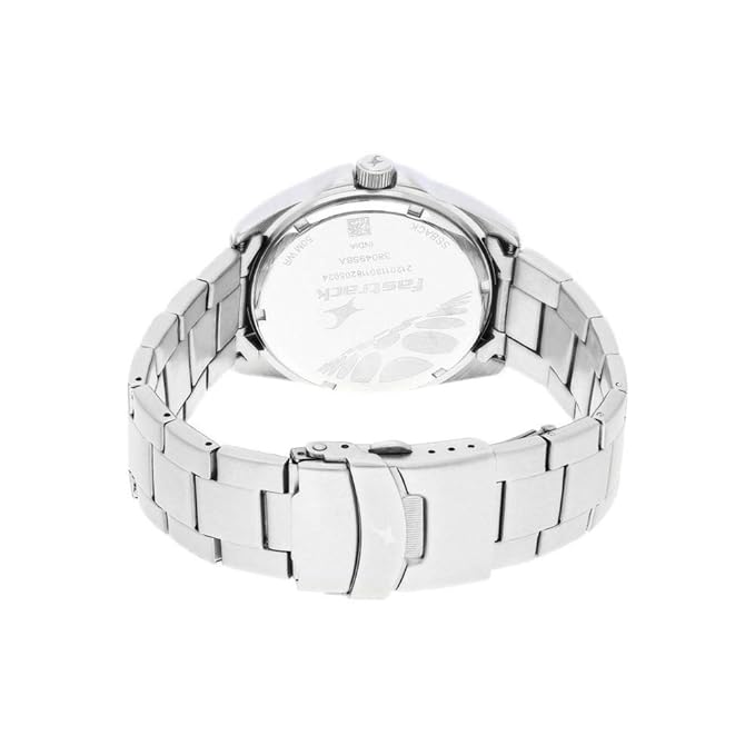 Fastrack Stainless Steel Analog Multi-Color Dial Men Watch-38049Sm02 / 38049Sm02, Bandcolor-Silver