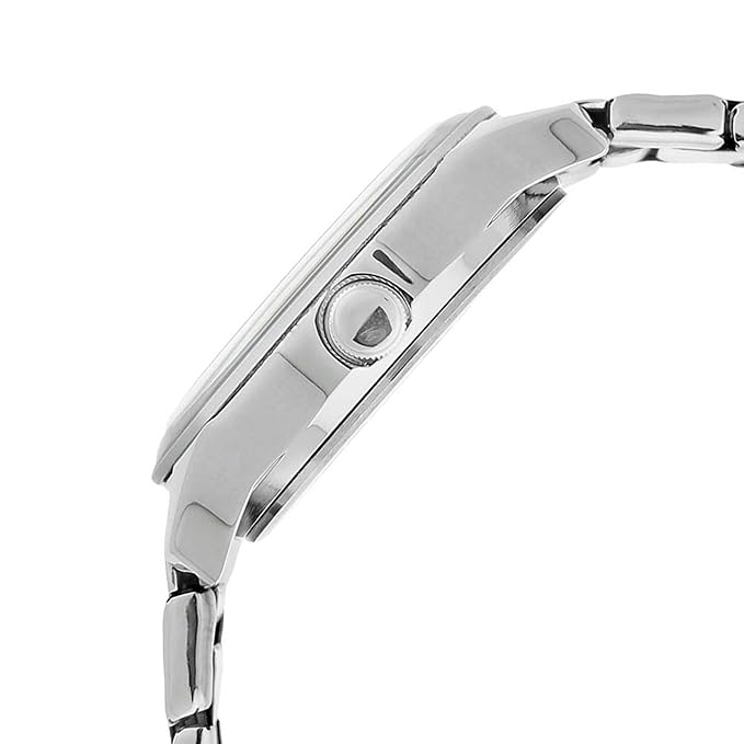 Fastrack Girl Stainless Steel Monochrome Analog Silver Dial Watch-Nl6078Sm02/Np6078Sm02, Band Color-Silver