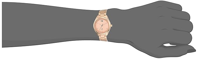 Fastrack Quartz Analog Rose Gold Dial Stainless Steel Strap Watch for Girls