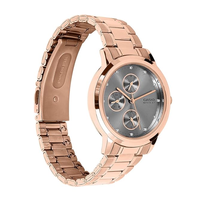 Casio Enticer Ladies LTP-SN6KR-8A Analog Grey Dial Watch