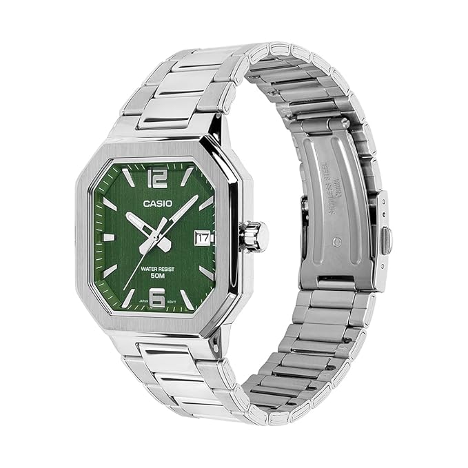 Casio Enticer Men MTP-B195D-3AVDF Analog Green Watch Men