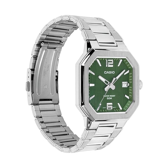 Casio Enticer Men MTP-B195D-3AVDF Analog Green Watch Men