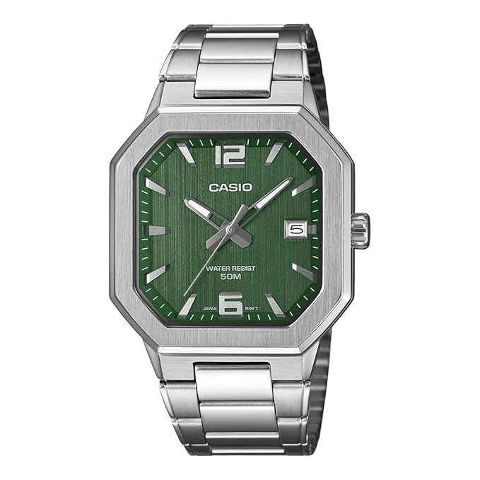 Casio Enticer Men MTP-B195D-3AVDF Analog Green Watch Men