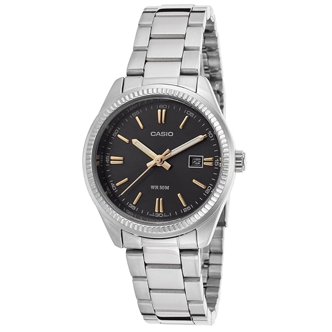 Casio Enticer Ladies LTP-1302D-1A2VDF Analog Black Dial Women