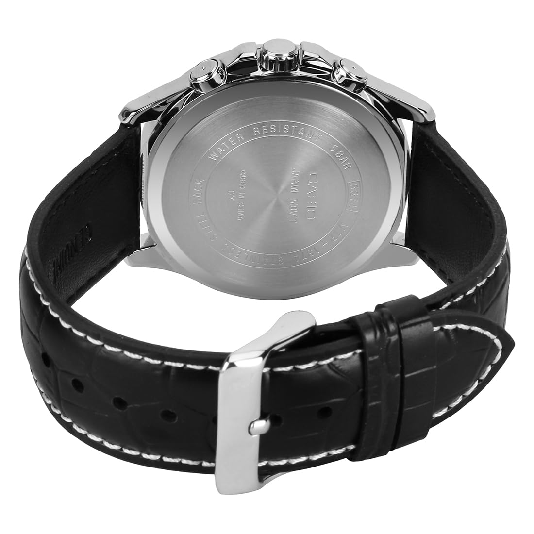 Casio Enticer Chronograph Black Dial Men's Watch