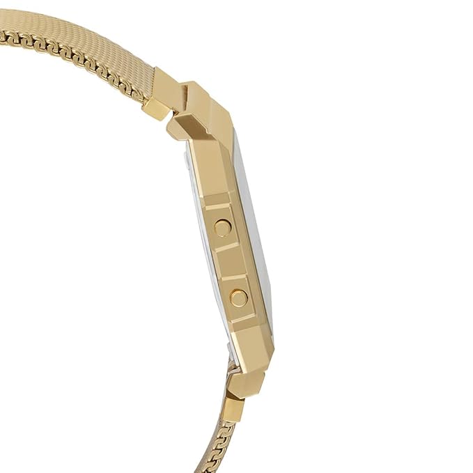 Casio Vintage A700WMG-9ADF Digital Gold Dial Unisex Watch Gold Metal Strap