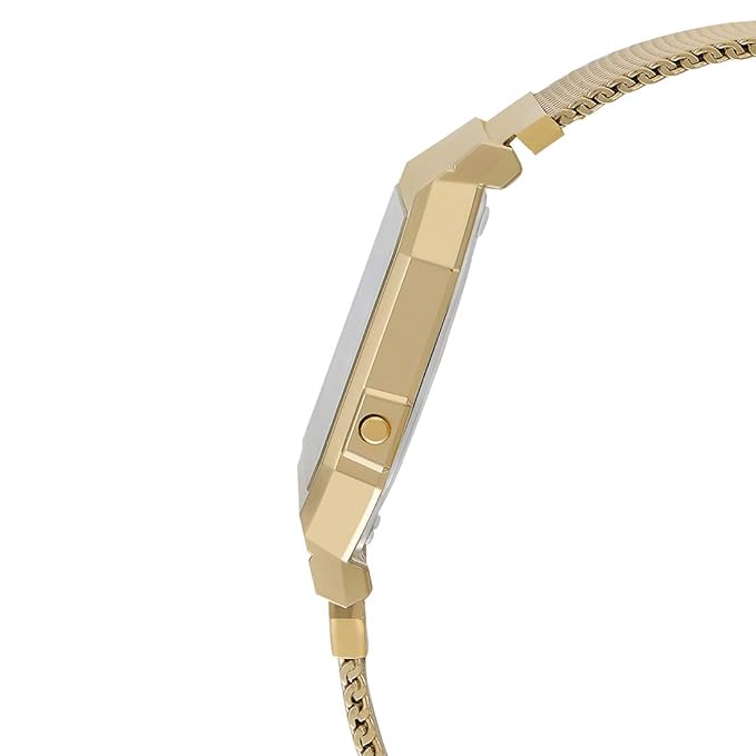 Casio Vintage A700WMG-9ADF Digital Gold Dial Unisex Watch Gold Metal Strap