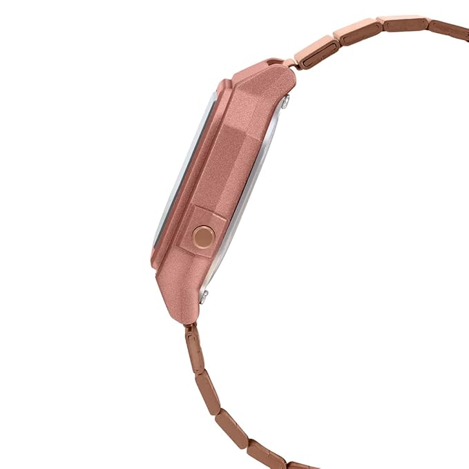 Casio Unisex-Adult Vintage B650WC-5ADF Rose Gold Digital Dial Rose Gold Stainless Steel Band