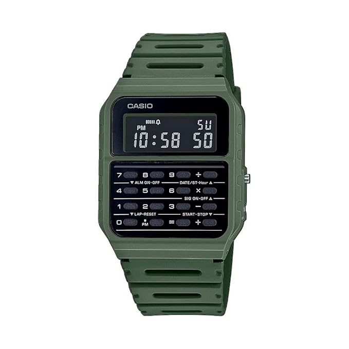 Casio Vintage Digital Black Dial Unisex's Watch