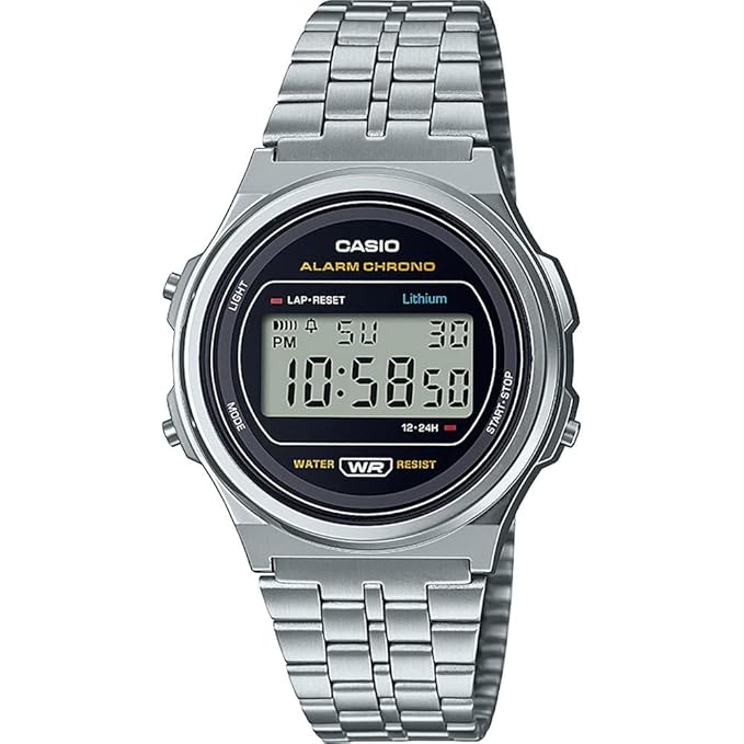 Casio Digital Black Dial Unisex-Adult Watch