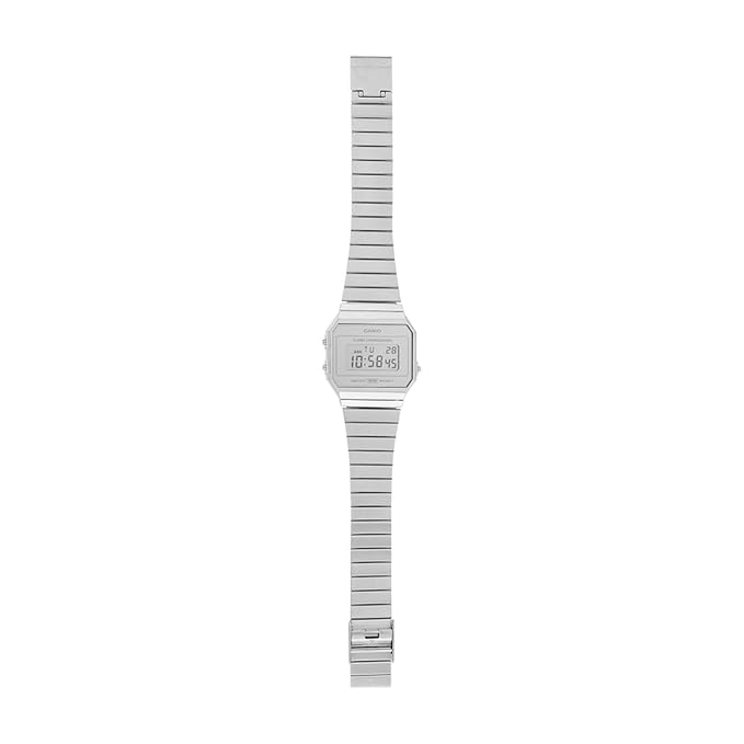 Casio Vintage A700WEV-7ADF Digital Silver Dial Unisex