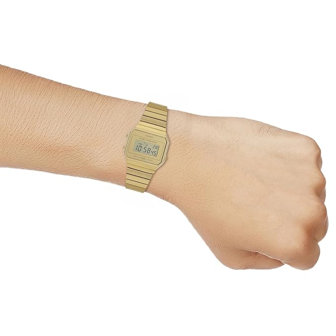 Casio Vintage A700WEVG-9ADF Digital Gold Dial Unisex