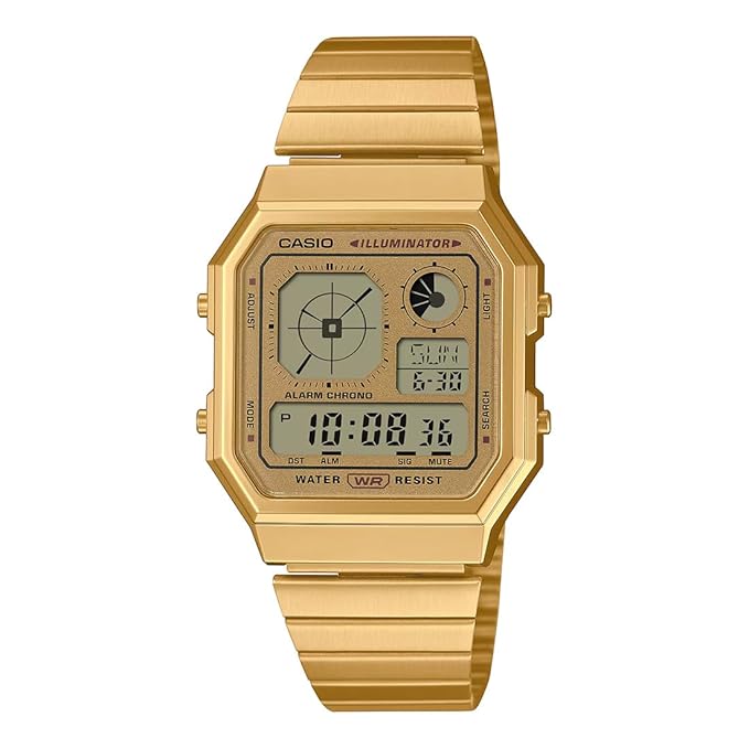 Casio Vintage A130WEG-9ADF Digital Gold Dial Unisex